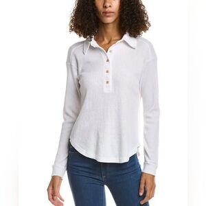 Michael Stars Amina Henley Shirt, Size Small, NWOT